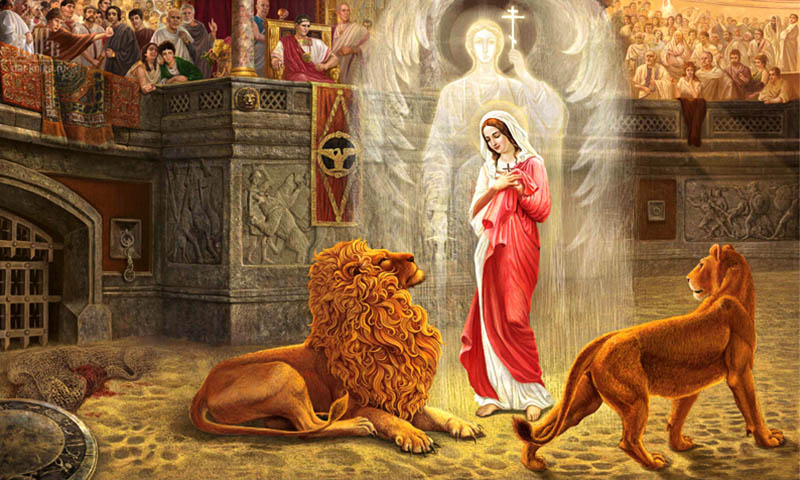 Татьяна со львом